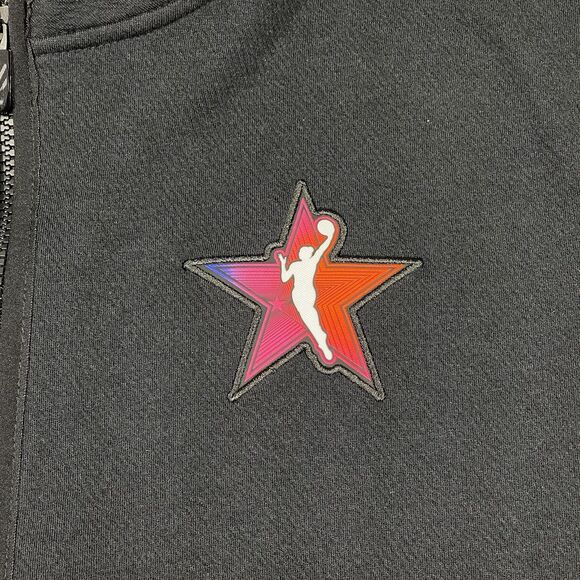 Nike Sweatshirt Womens XL Black 2024 WNBA All-Star Game Intent 1/4 Zip Warm Up - Picture 3 of 9